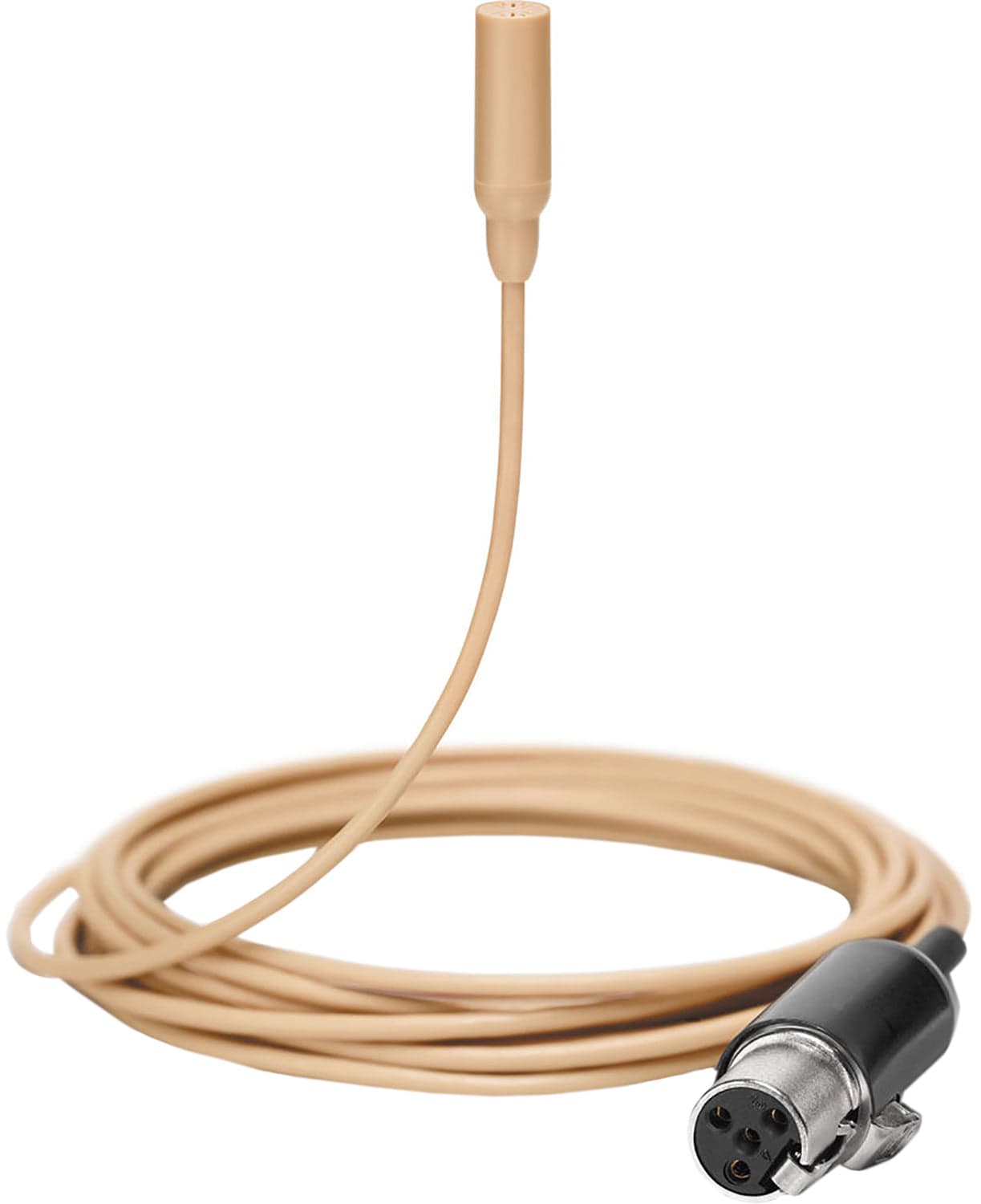 Shure TL48T/O-MTQG-A TwinPlex Omnidirectional Lavalier Microphone - MTQG with Accessories - Tan - PSSL ProSound and Stage Lighting
