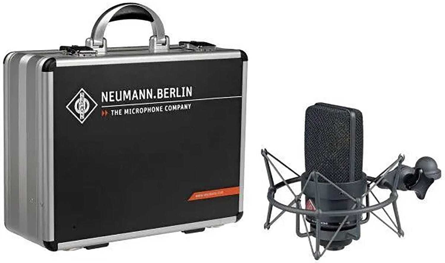 Neumann TLM-103-MT-SET Condenser Microphone with EA 1 Shockmount and Aluminum Case - Matte Black - PSSL ProSound and Stage Lighting