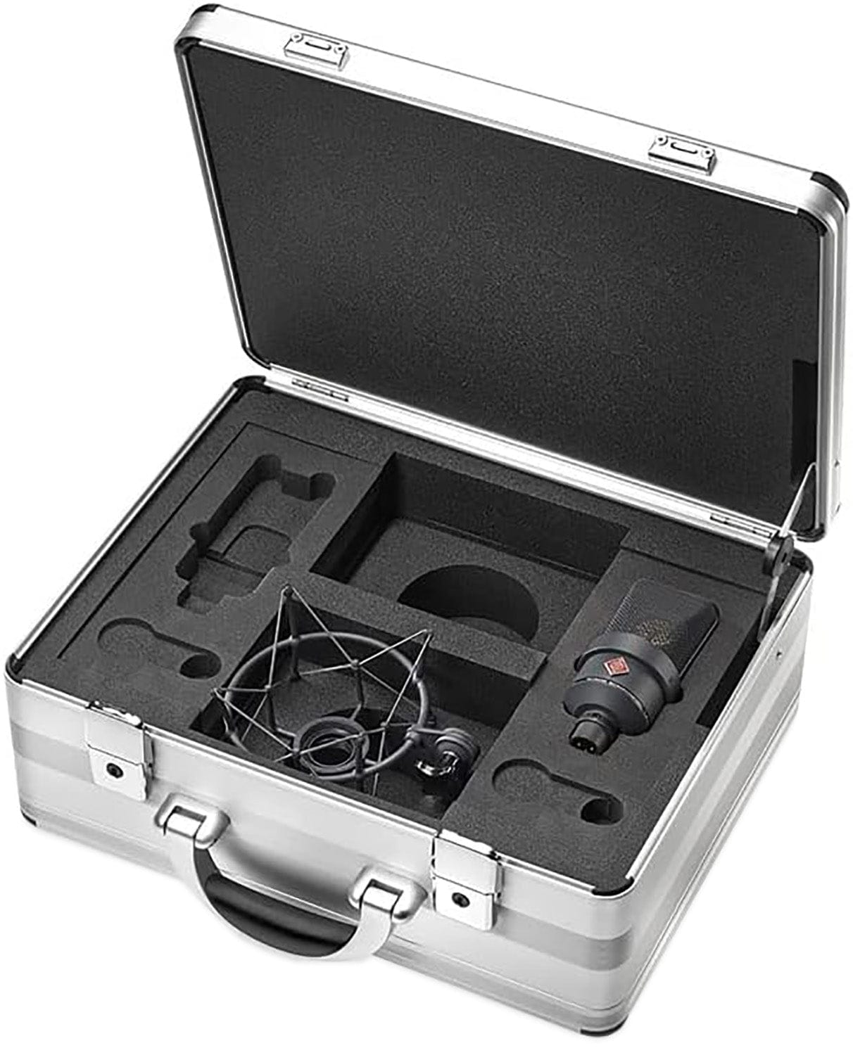 Neumann TLM-103-MT-SET Condenser Microphone with EA 1 Shockmount and Aluminum Case - Matte Black - PSSL ProSound and Stage Lighting