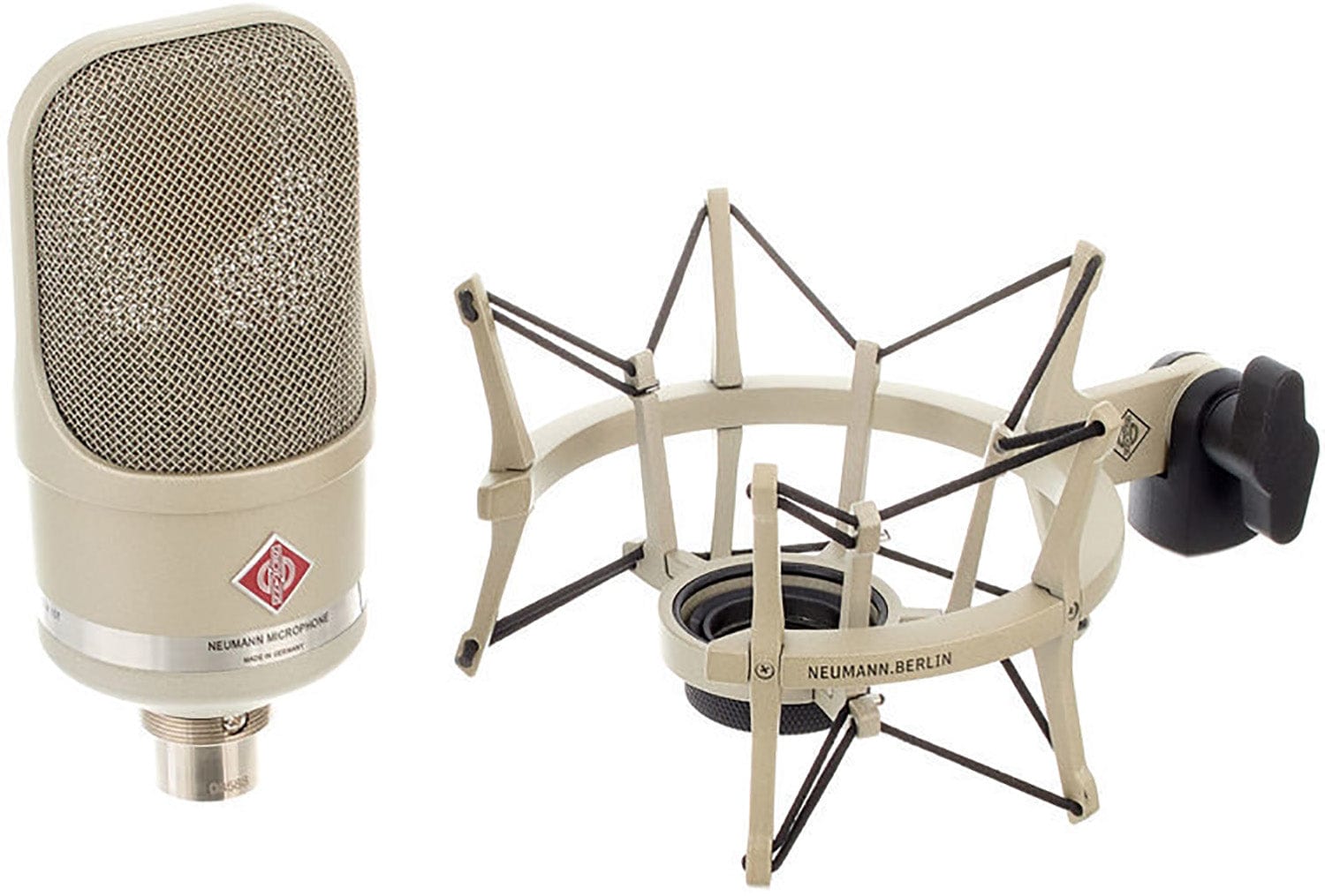 Neumann TLM-107-STUDIOSET Set with 1 x TLM 107 Microphone / EA 4 Shockmount - Nickel - PSSL ProSound and Stage Lighting