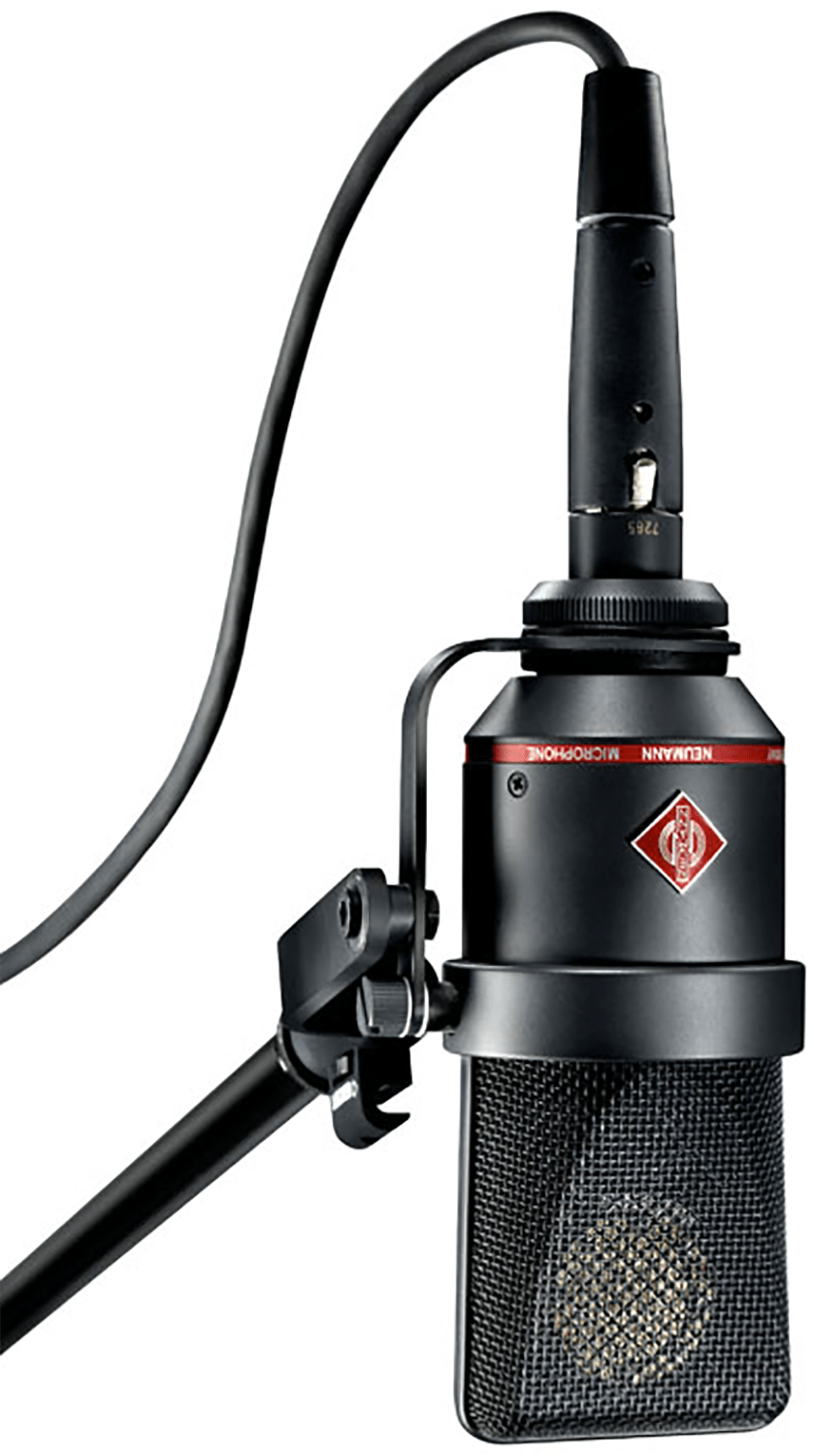 Neumann TLM-170-R-MT K 89 Capsule Multi-Pattern Microphone with Tilting Side Bracket - Matte Black - PSSL ProSound and Stage Lighting