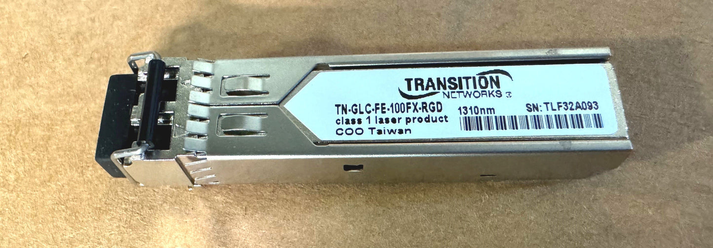 Transition Networks TN-GLC-FE-100FX-RGD Cisco Compatible SFP 100Base-FX LC Fiber Module - PSSL ProSound and Stage Lighting