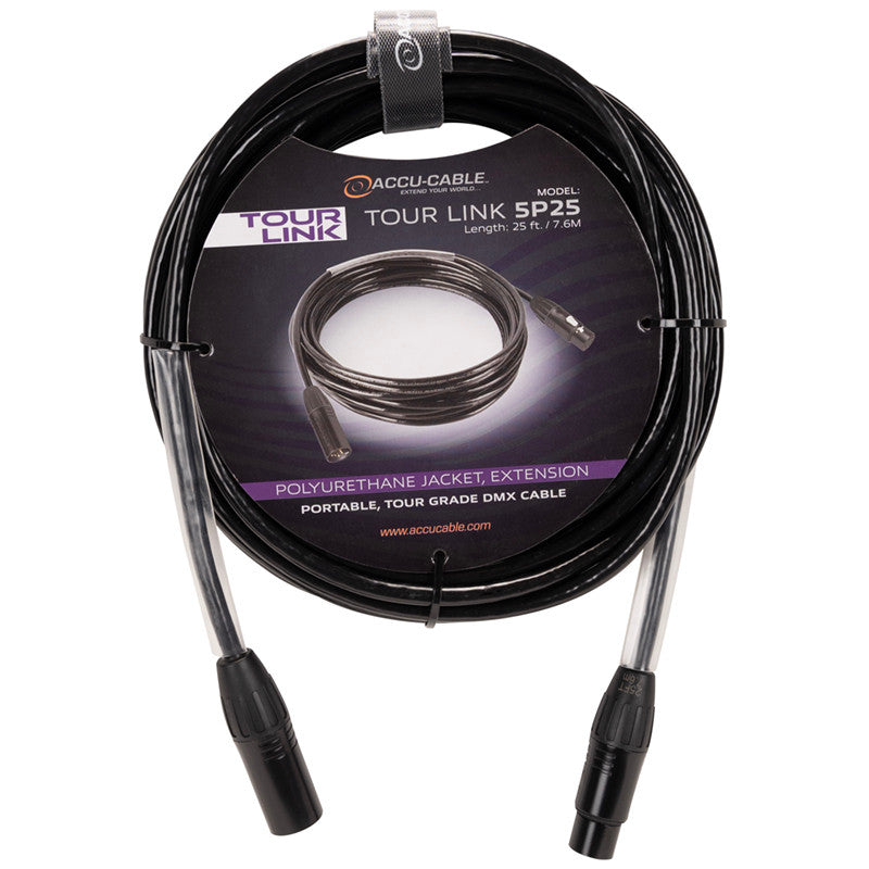 Elation TOUR LINK 5P25 TOUR LINK 5P25; 25Ft.,Tour Grade,DMX CBL