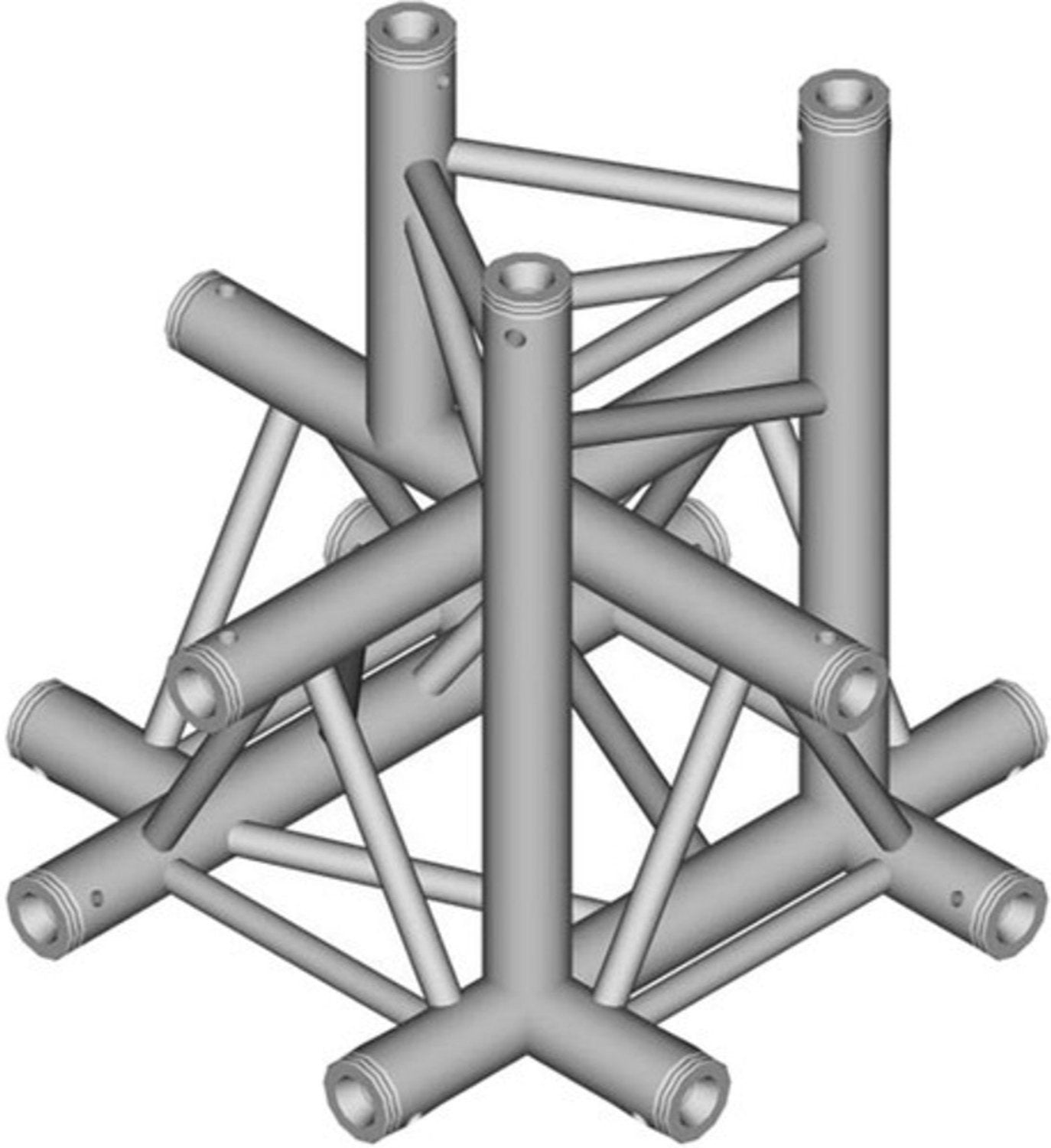 Global Truss TR-4101-D 5-Way Cross-Junction - Apex Down - PSSL ProSound and Stage Lighting