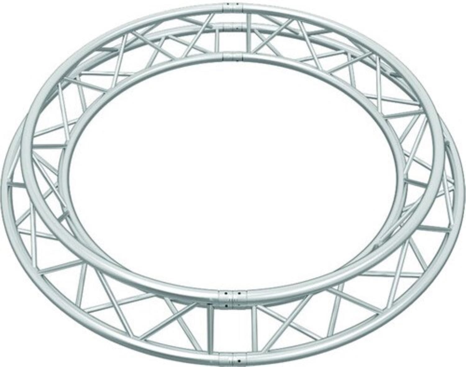 Global Truss TR-C1.5-180-KIT 4.92-Foot (1.5M) OD Triangular Truss Circle Kit - 2x 180 Degree Arcs - PSSL ProSound and Stage Lighting