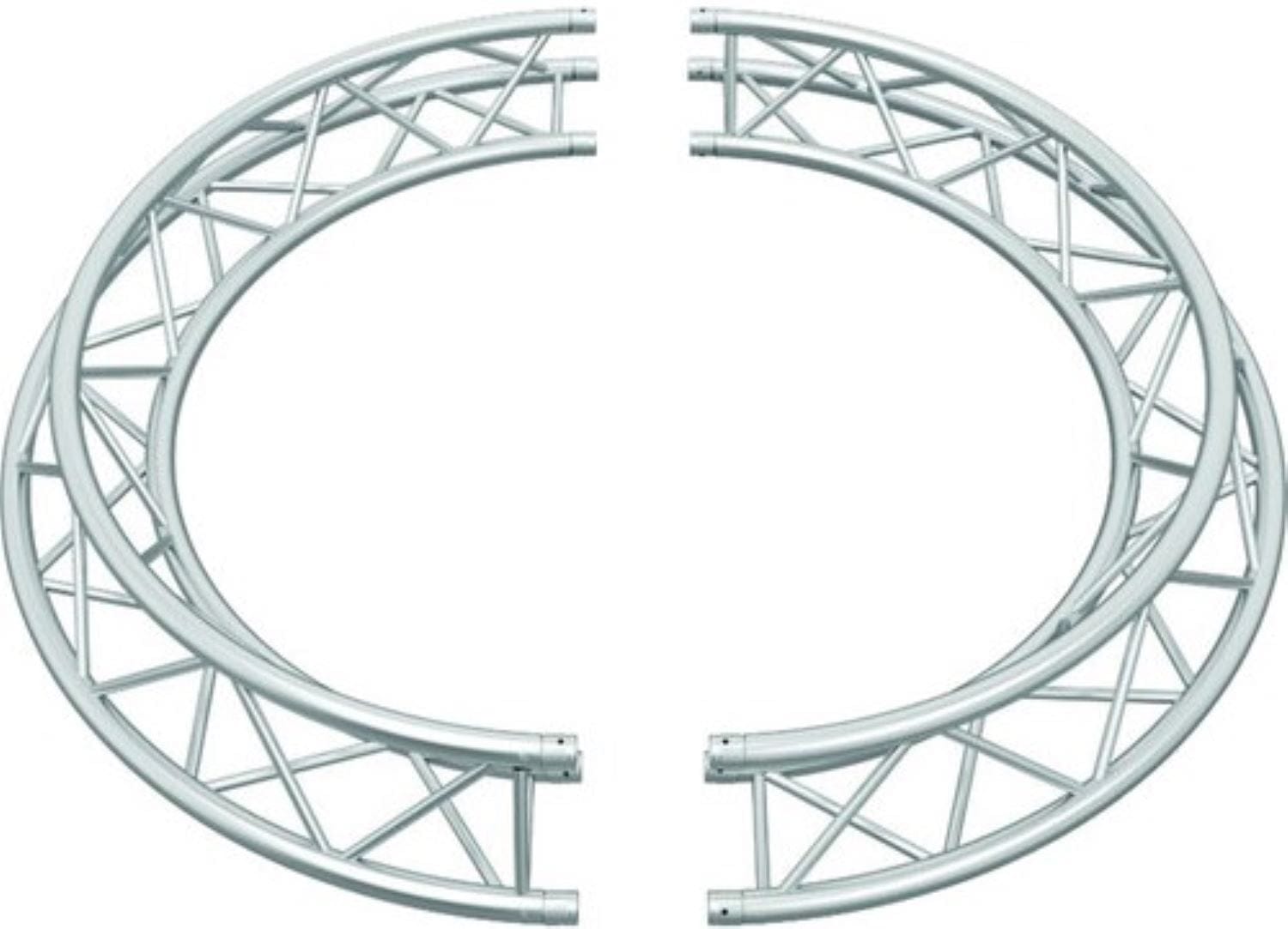 Global Truss TR-C2-180-KIT 6.56-Foot (2M) OD Triangular Truss Circle Kit - 2x 180 Degree Arcs - PSSL ProSound and Stage Lighting
