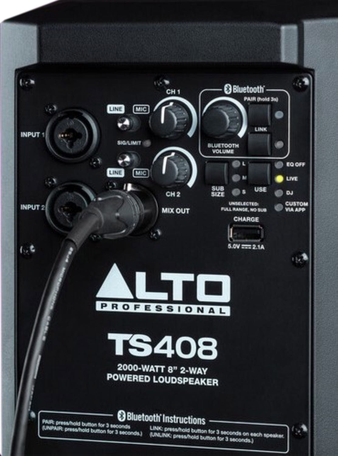 Alto Professional TS408 2000W 8 Inch 2-Way Powered Speaker - PSSL ProSound and Stage Lighting