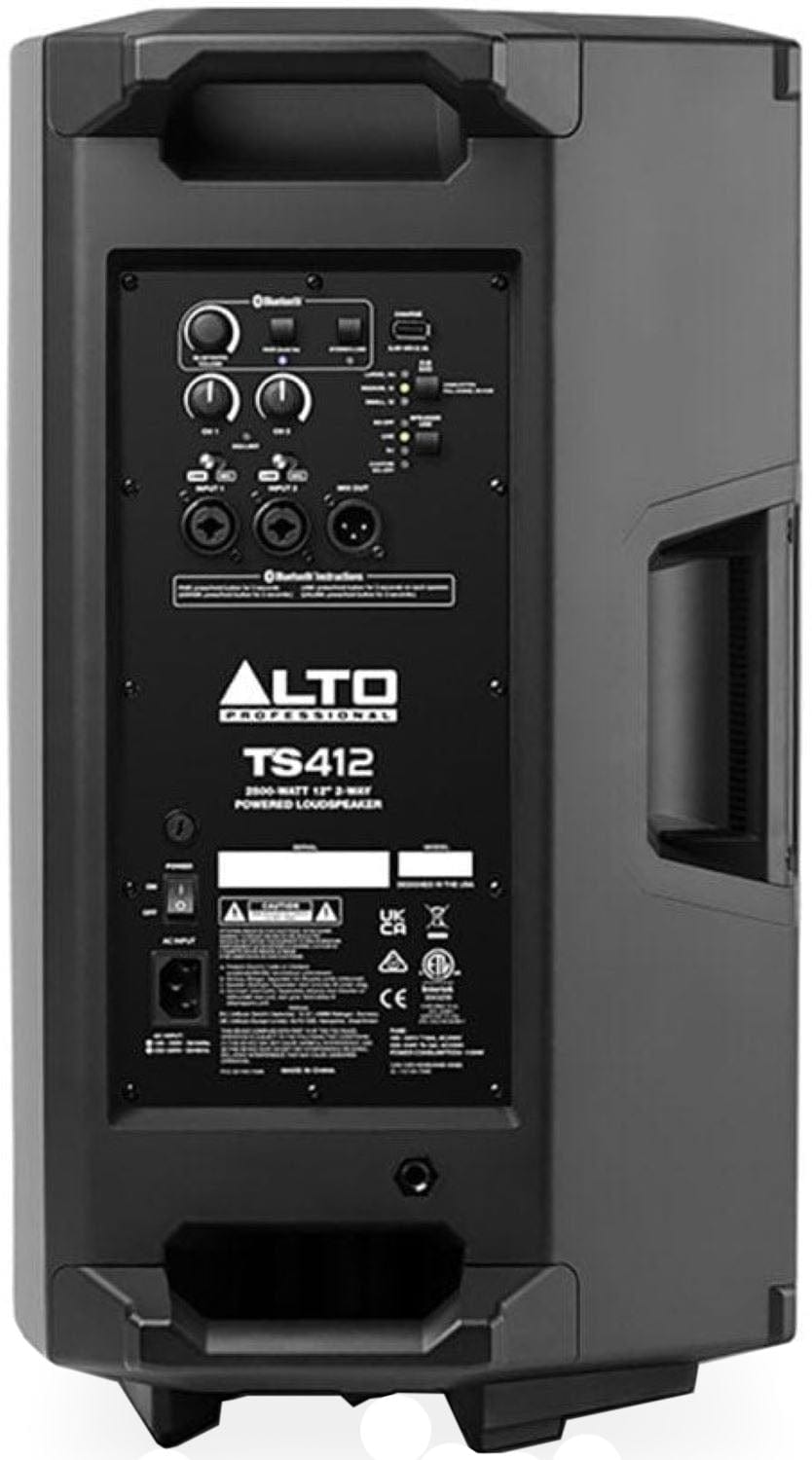 Alto Professional TS412XUS 2500-Watt 12-Inch 2-Way Powered Loudspeaker with Bluetooth, DSP, and App Control - PSSL ProSound and Stage Lighting