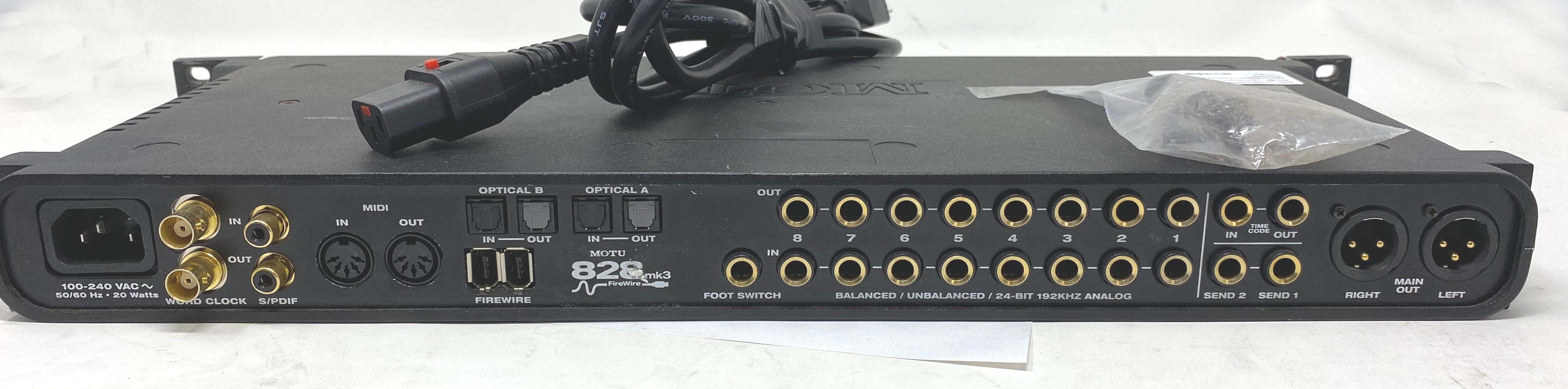 MOTU 828MK3 Firewire Audio Interface