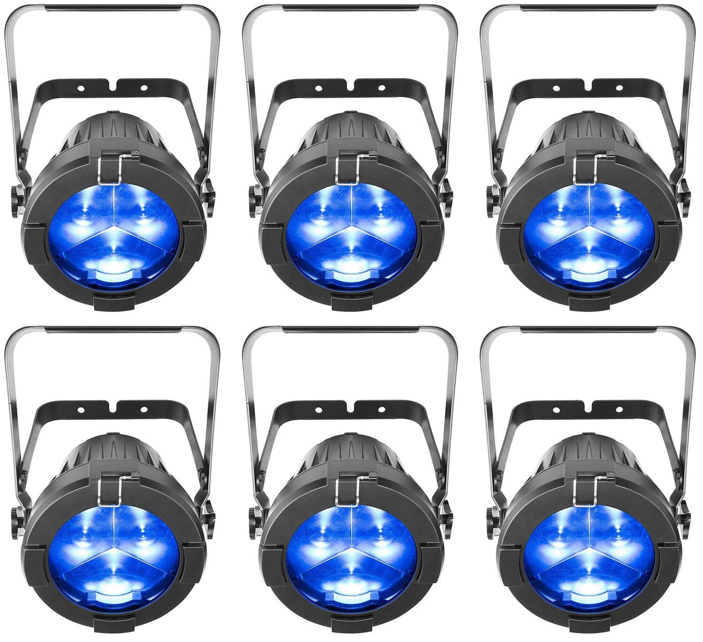 Chauvet COLORado 3 Solo 60-Watt RGBW LED Beam Light Set of 6 - PSSL ProSound and Stage Lighting