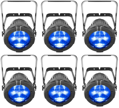 Chauvet COLORado 3 Solo 60-Watt RGBW LED Beam Light Set of 6 - PSSL ProSound and Stage Lighting