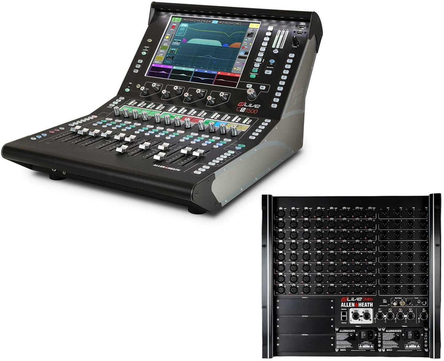 Allen and Heath DLive CTI1500 Mixing System with DM64 Mixrack - PSSL ProSound and Stage Lighting