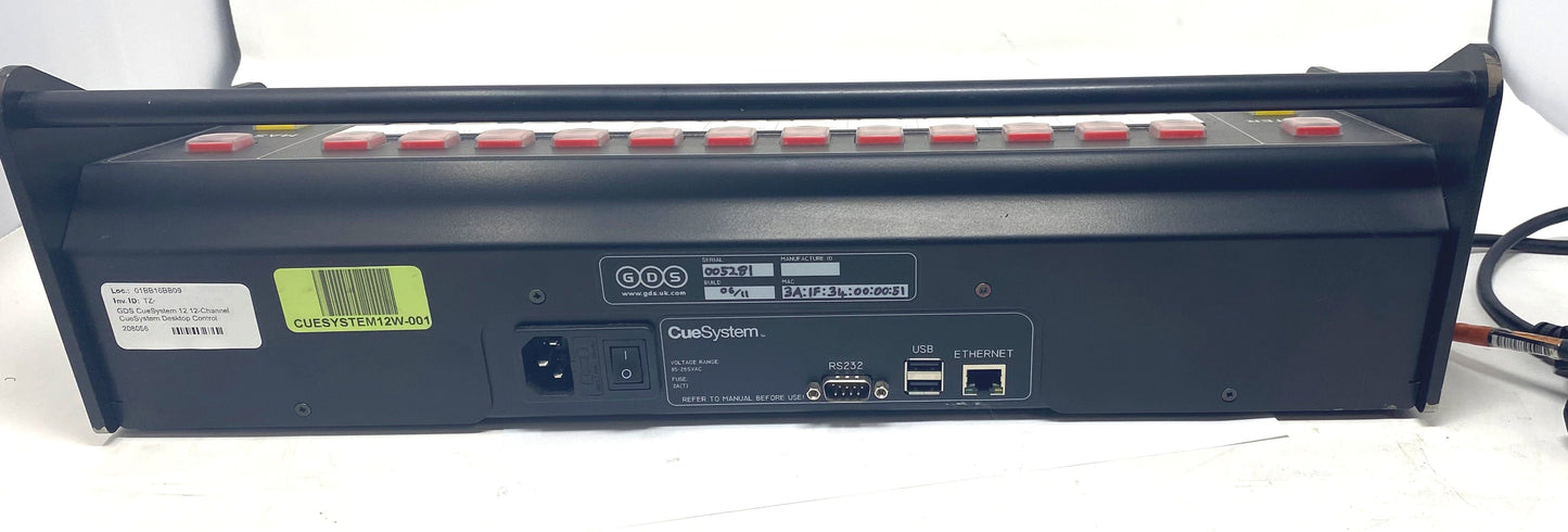 GDS CueSystem 12 12-Channel CueSystem Desktop Control - PSSL ProSound and Stage Lighting