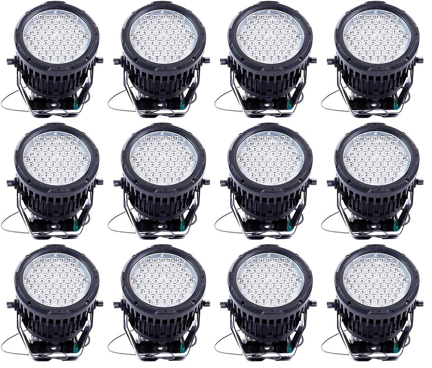 Elation ELAR 180 PAR RGBWA RGBWA IP65 LED Par Can Set of 12 - PSSL ProSound and Stage Lighting