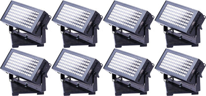 Solaris LED Flare Q+ LED RGBW Strobe Pack of 8 with Road Case - PSSL ProSound and Stage Lighting