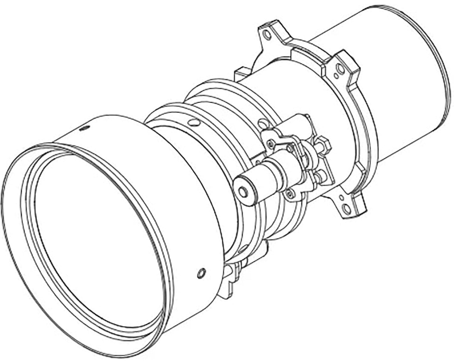 BARCO GLENS152292 Long Zoom G Projector Lens [1.52 - 2.92:1] - PSSL ProSound and Stage Lighting