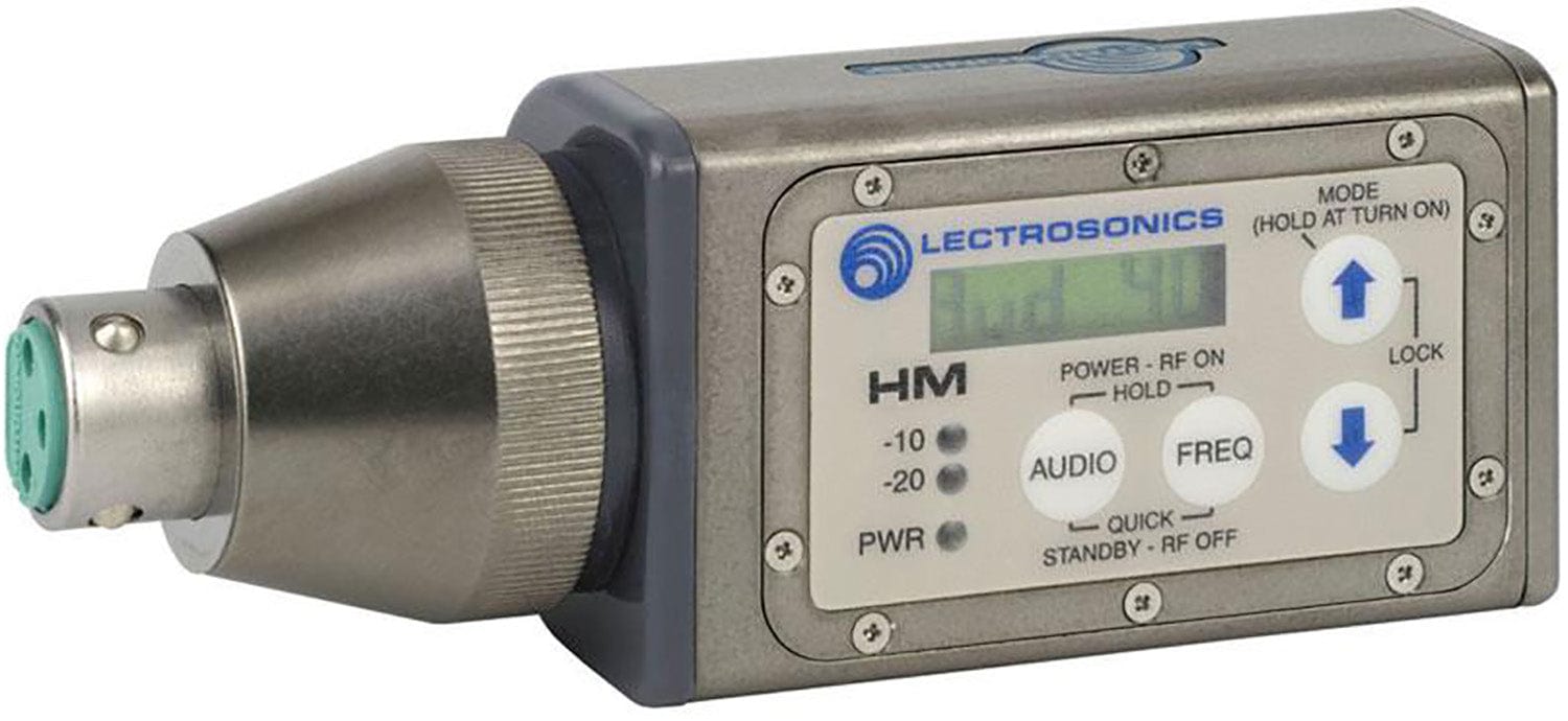 LECTROSONICS HMBLOCK21 UHF plug-on transmitter Block 21 537.6-563.1MHz - PSSL ProSound and Stage Lighting
