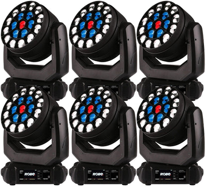 Robe iSpiider 1x 60W RGBW and 18x 40W RGBW LED IP65 WashBeam Set of 6 - PSSL ProSound and Stage Lighting