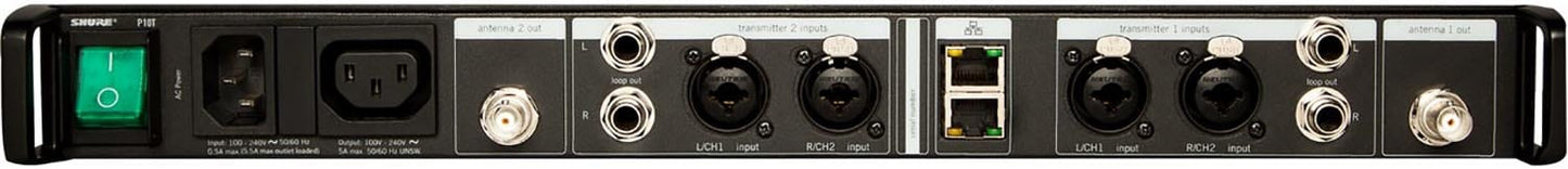 Shure P10T J8 Double Transmitter 554-626Mhz - PSSL ProSound and Stage Lighting