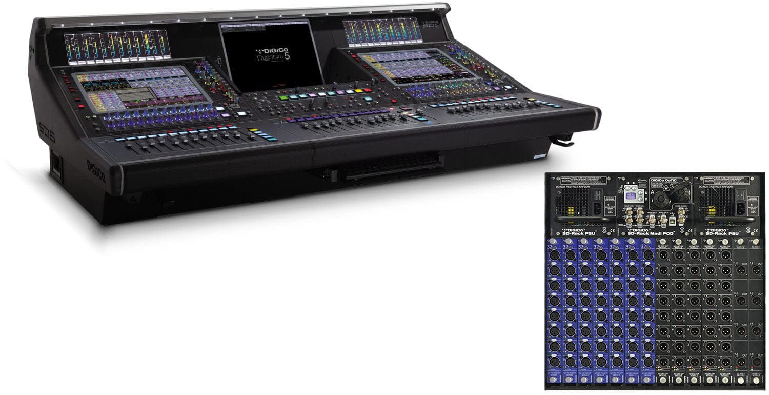 DigiCo Quantum 5 Digital Mixing System - PSSL ProSound and Stage Lighting