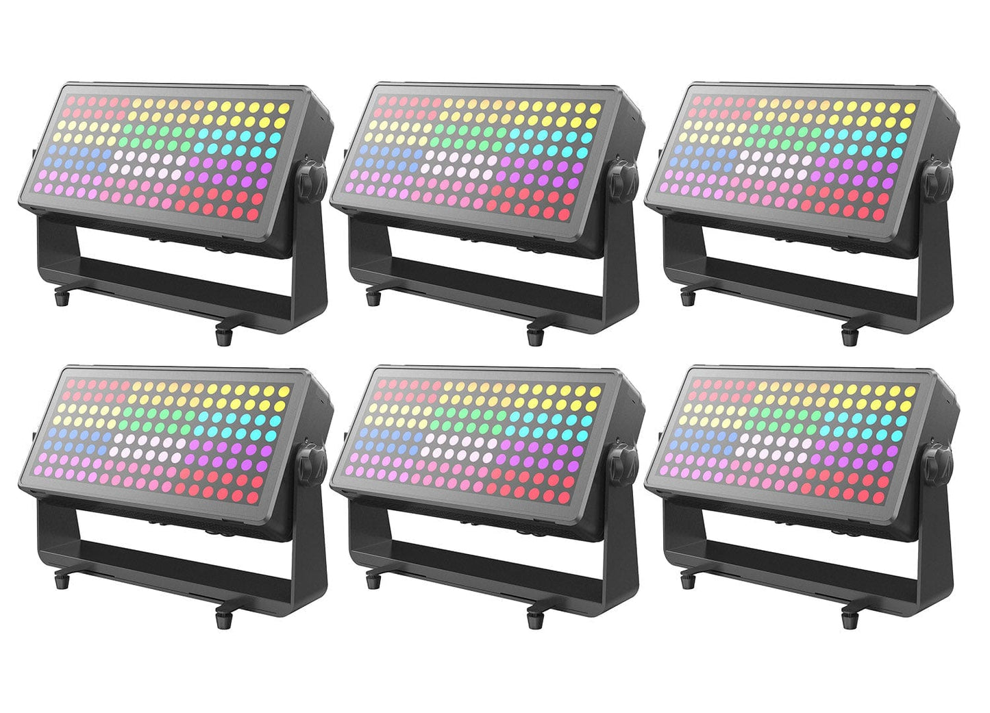 Acme Thunderbolt RGBW IP65 Rectangle LED Fixture 50000 Lumens Set of 6 - PSSL ProSound and Stage Lighting