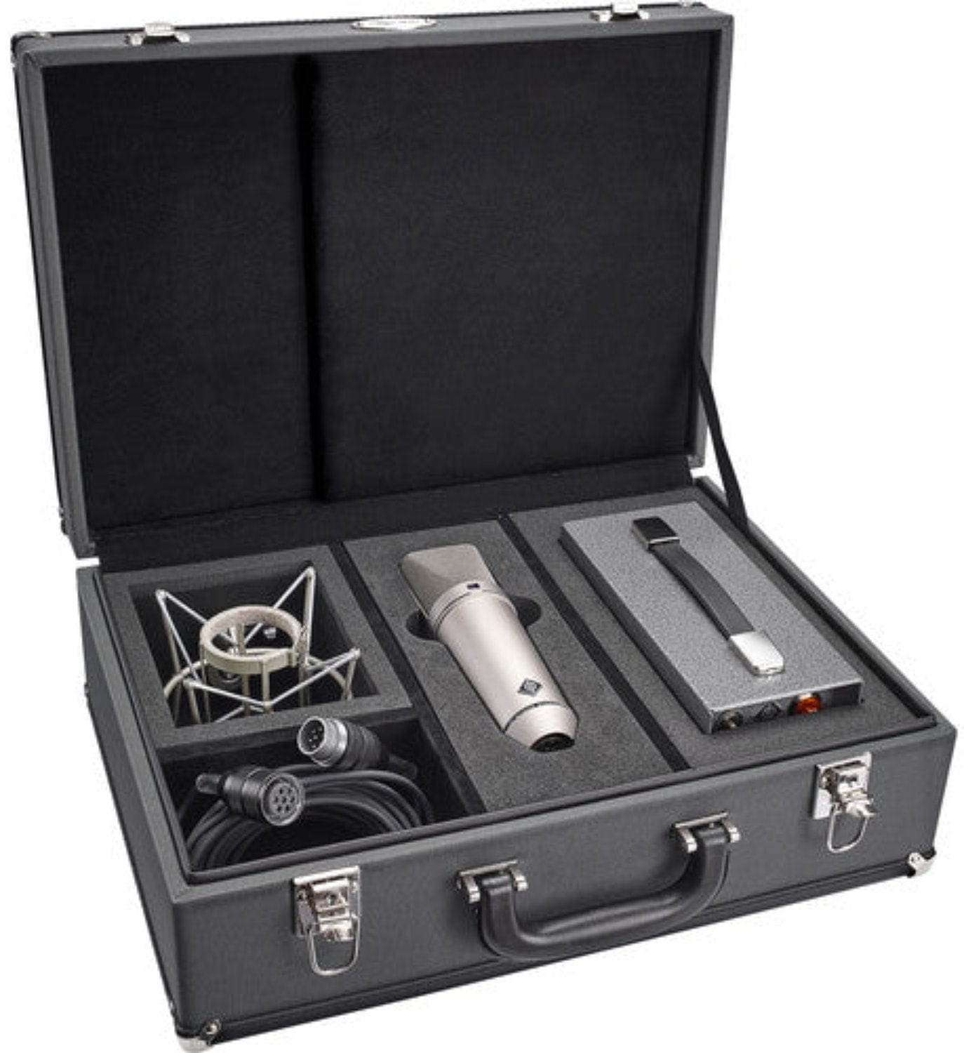 Neumann U-67-SET U 67 Tube Microphone Set with Z 48 Elastic Suspension/Power Supply/UC 5 Cable/Case - PSSL ProSound and Stage Lighting