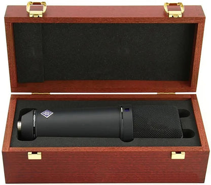 Neumann U89-I-MT Multi-Pattern Microphone with K 89 Capsule with Filter / Woodbox - Matte Black - PSSL ProSound and Stage Lighting