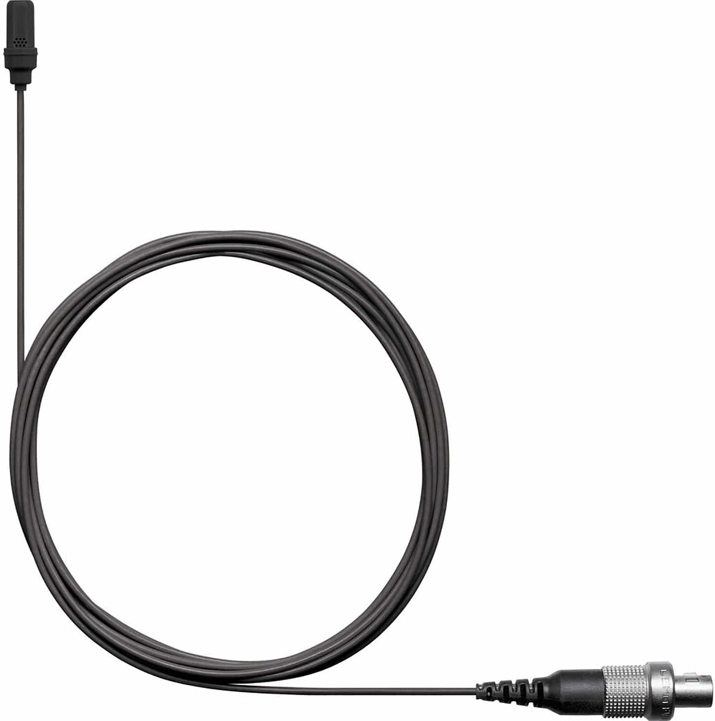 Shure UL4B/C-LM3-A UniPlex Cardioid Subminiature Lavalier Microphone with LM3 Connector - Black - PSSL ProSound and Stage Lighting