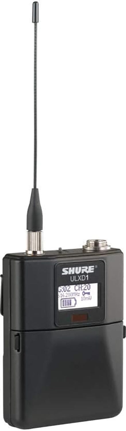 Shure ULXD1 Digital Bodypack Transmitter, J50A Band - PSSL ProSound and Stage Lighting