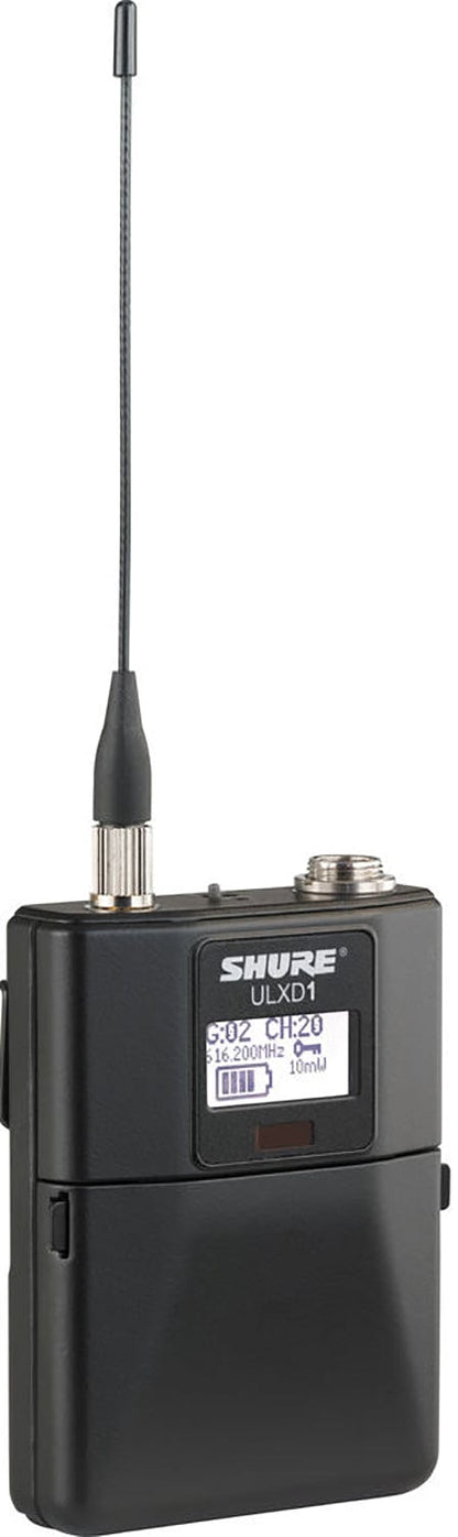 Shure ULXD1LEMO3 Digital Bodypack Transmitter, G50 Band - PSSL ProSound and Stage Lighting