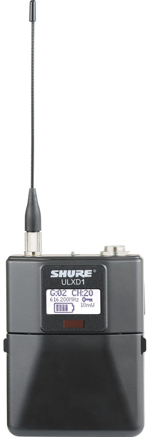 Shure ULXD1LEMO3 Digital Bodypack Transmitter, H50 Band - PSSL ProSound and Stage Lighting