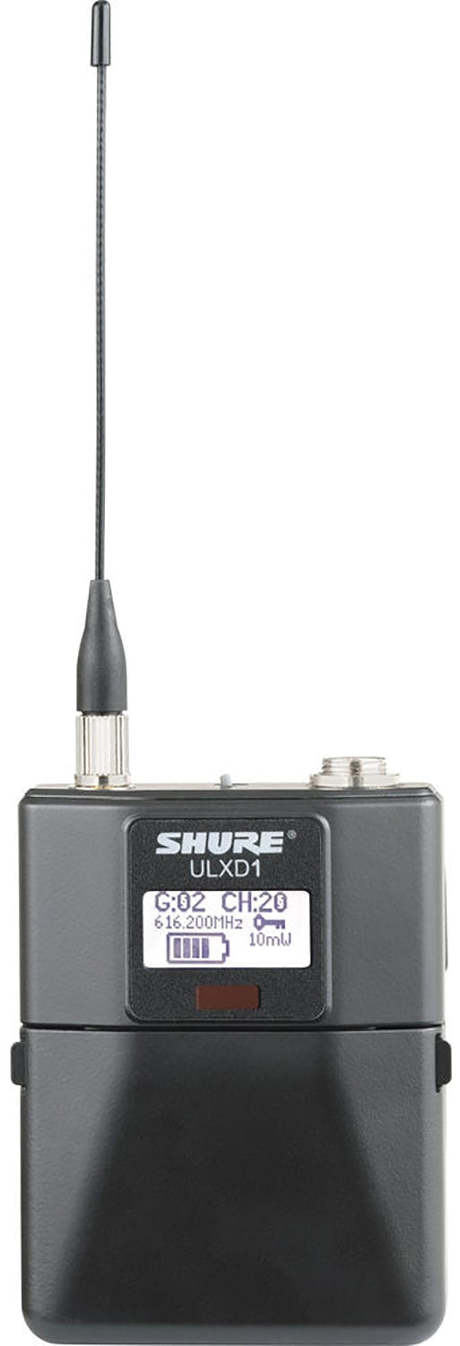 Shure ULXD1LEMO3 Digital Bodypack Transmitter, J50A Band - PSSL ProSound and Stage Lighting