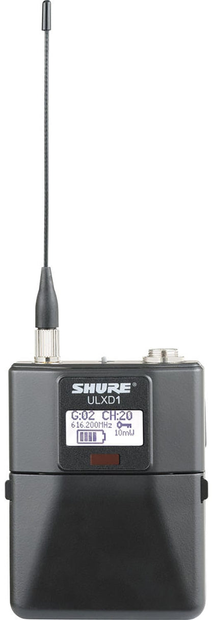 Shure ULXD1LEMO3 Digital Bodypack Transmitter, V50 Band - PSSL ProSound and Stage Lighting