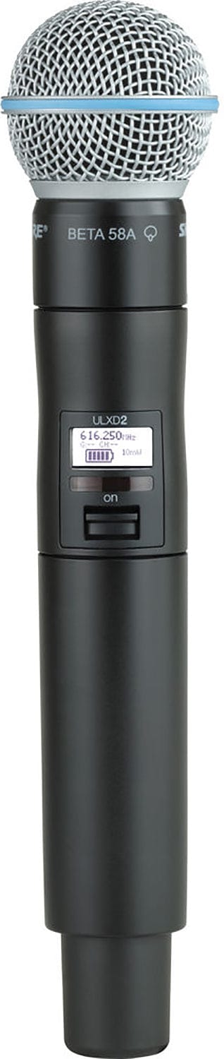 Shure ULXD2/B58 Digital Handheld Transmitter with Beta 58A Capsule