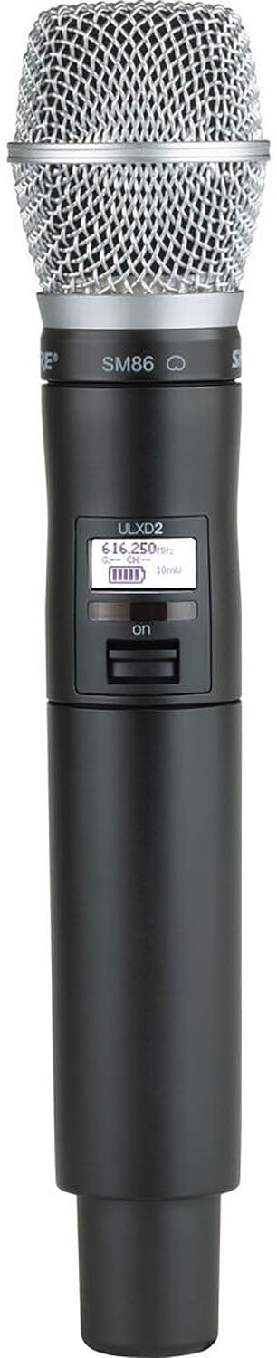 Shure ULXD2/SM86 Digital Handheld Transmitter w/ SM86 Capsule, J50A Band - PSSL ProSound and Stage Lighting