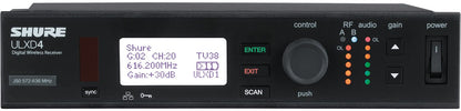 Shure ULXD4 Digital Wireless Receiver, H50 Band - PSSL ProSound and Stage Lighting