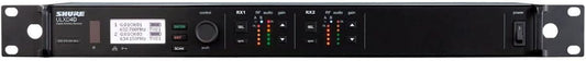 Shure ULXD4D Dual-Channel Digital Wireless Receiver, G50 Band - PSSL ProSound and Stage Lighting