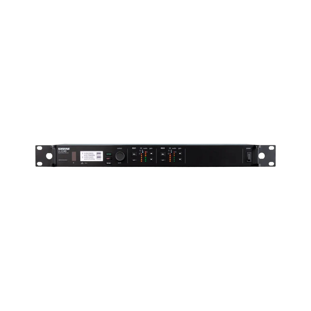 Shure ULXD4DGVTA=-G57 Wireless Receiver, Dual, TAA