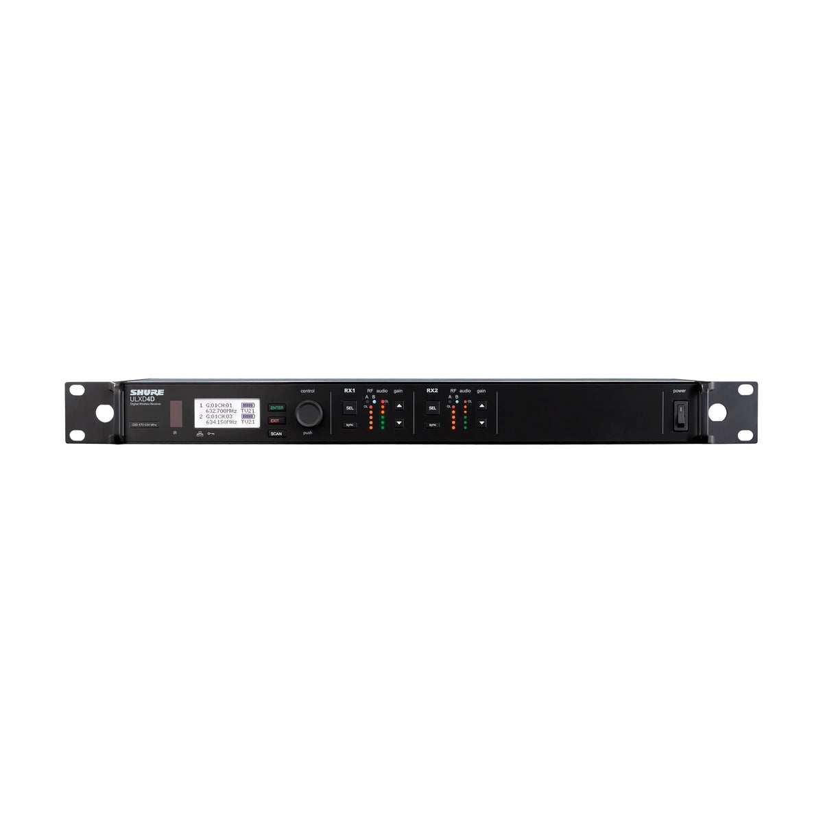 Shure ULXD4DTA=-G57 Wireless Receiver, Dual, TAA