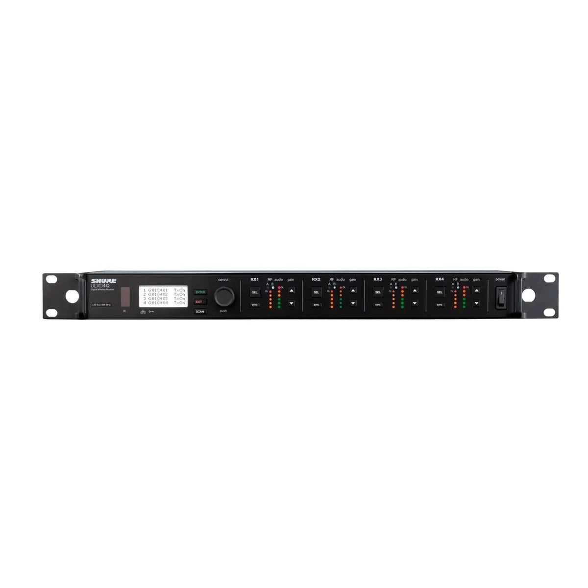 Shure ULXD4QGVTA=-G57 Wireless Receiver, Quad, TAA