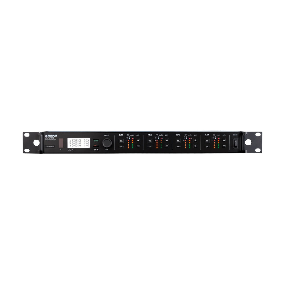 Shure ULXD4QTA=-X52 ULXD4Q QUAD WIRELESS RECEIVER TAA