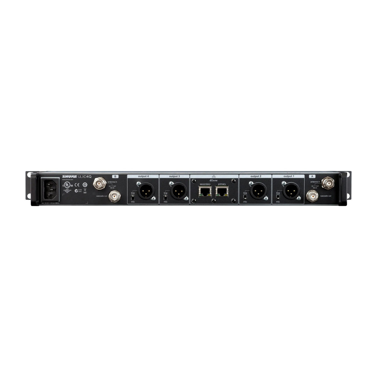 Shure ULXD4QTA=-X52 ULXD4Q QUAD WIRELESS RECEIVER TAA