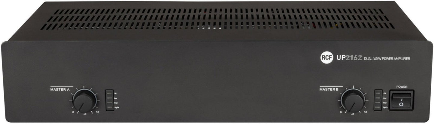 RCF UP 2162 2 Channel Power Amplifier (70V/ 4 Ohm/ Aux Input) - PSSL ProSound and Stage Lighting