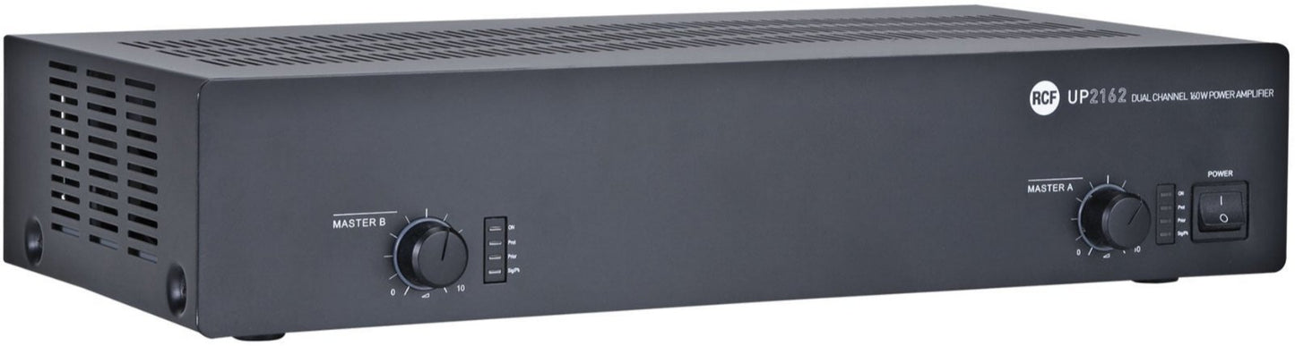 RCF UP 2162 2 Channel Power Amplifier (70V/ 4 Ohm/ Aux Input) - PSSL ProSound and Stage Lighting