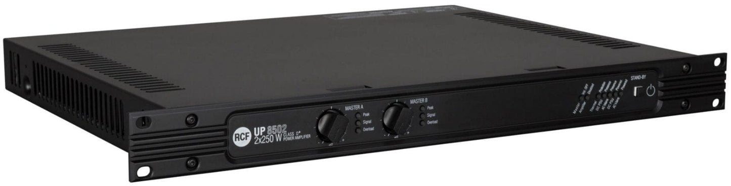 RCF UP-8502 Power Amplifier - 2x 250 Watt - Class D (70V/ 4 Ohm/ 2 Inputs Per Channel) - PSSL ProSound and Stage Lighting