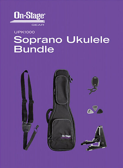 On-Stage UPK1000 Soprano Ukulele Bundle - PSSL ProSound and Stage Lighting