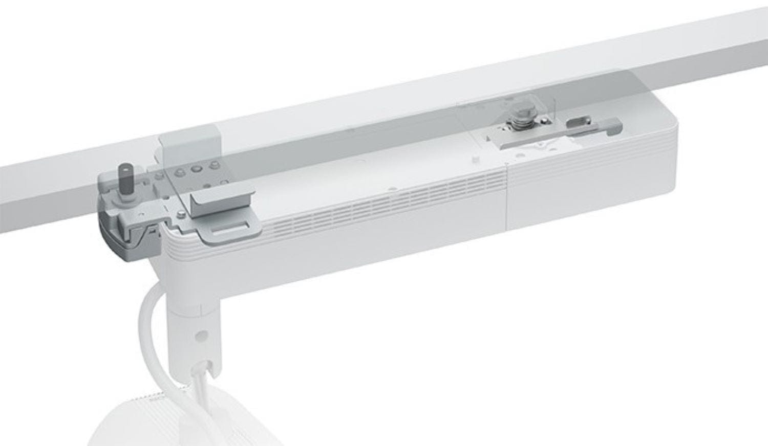 EPSON LightScene EV-110 Lighting Track Mount, White - PSSL ProSound and Stage Lighting 