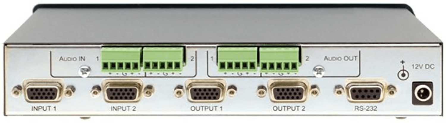 Kramer VP-2X2 Computer Graphics VGA/Audio Matrix Switcher - PSSL ProSound and Stage Lighting