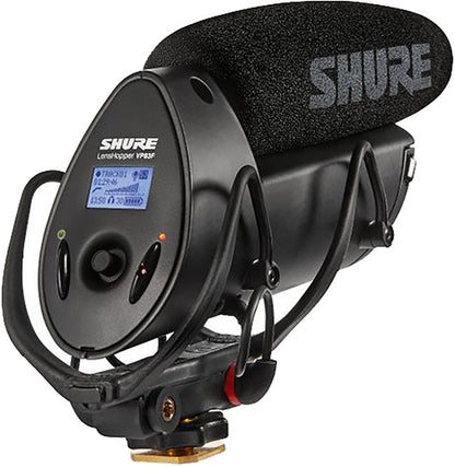 Shure VP83F Lenshopper Camera-Mount Shotgun Microphone with Integrated Flash Recording - PSSL ProSound and Stage Lighting