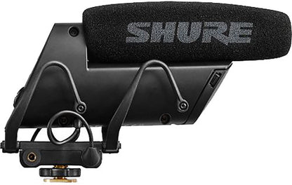 Shure VP83F Lenshopper Camera-Mount Shotgun Microphone with Integrated Flash Recording - PSSL ProSound and Stage Lighting